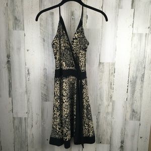 ZIO black/tan cami dress